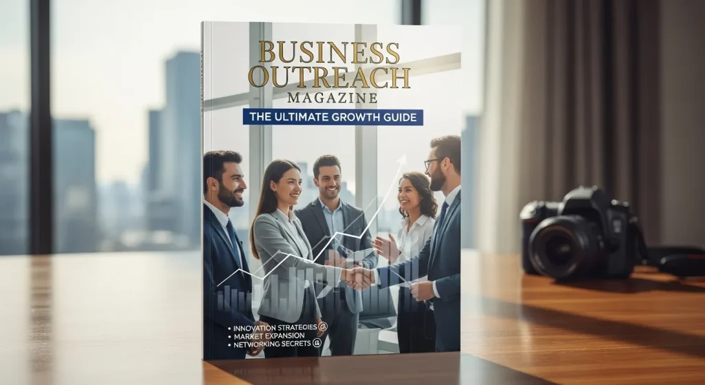Business outreach magazine serving as ultimate growth guide for entrepreneurs and startups